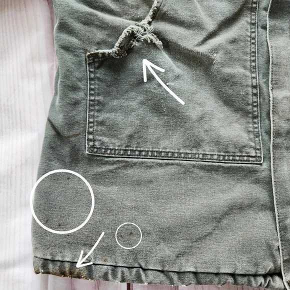 Carhartt Vintage Chore Coat C26 MOS Moss Green | Men's Size XLT - Picture 4 of 13